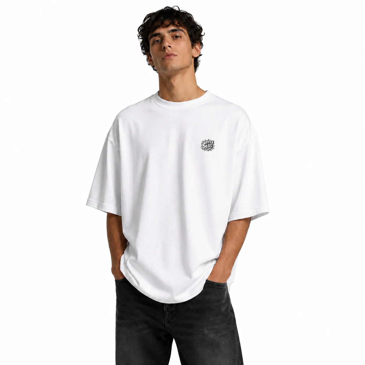 SIII! Shirt in wit, voorkant