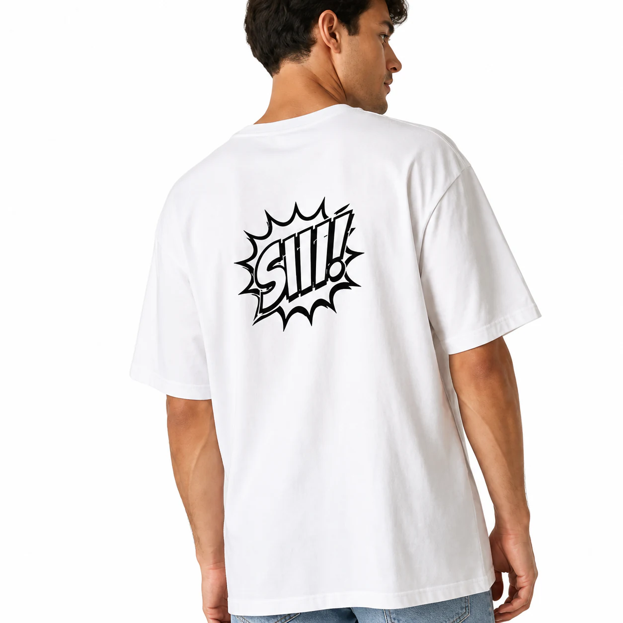 SIII! Shirt wit, achterkant